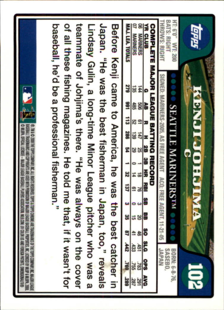 2008 Topps Chrom Baseballkarte #1-239 - wählen Sie Ihre Karte - Bild 156 von 325