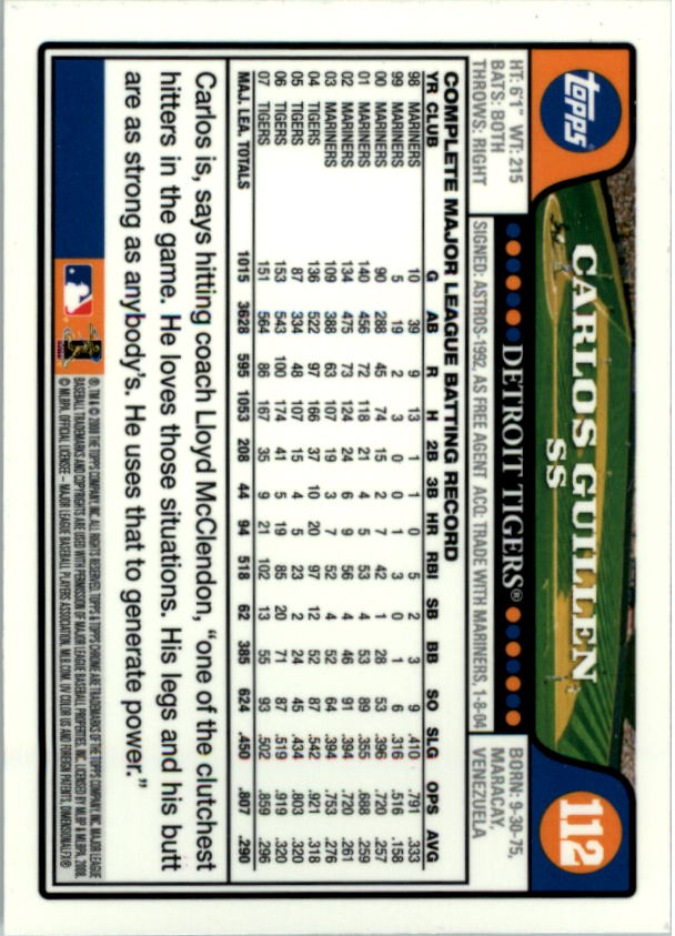 2008 Topps Chrom Baseballkarte #1-239 - wählen Sie Ihre Karte - Bild 170 von 325
