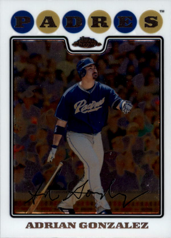 2008 Topps Chrom Baseballkarte #1-239 - wählen Sie Ihre Karte - Bild 195 von 325