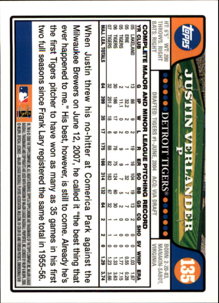 2008 Topps Chrom Baseballkarte #1-239 - wählen Sie Ihre Karte - Bild 202 von 325