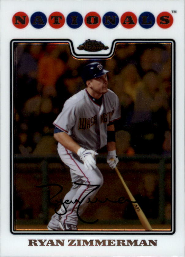 2008 Topps Chrom Baseballkarte #1-239 - wählen Sie Ihre Karte - Bild 207 von 325