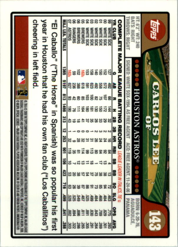 2008 Topps Chrom Baseballkarte #1-239 - wählen Sie Ihre Karte - Bild 212 von 325