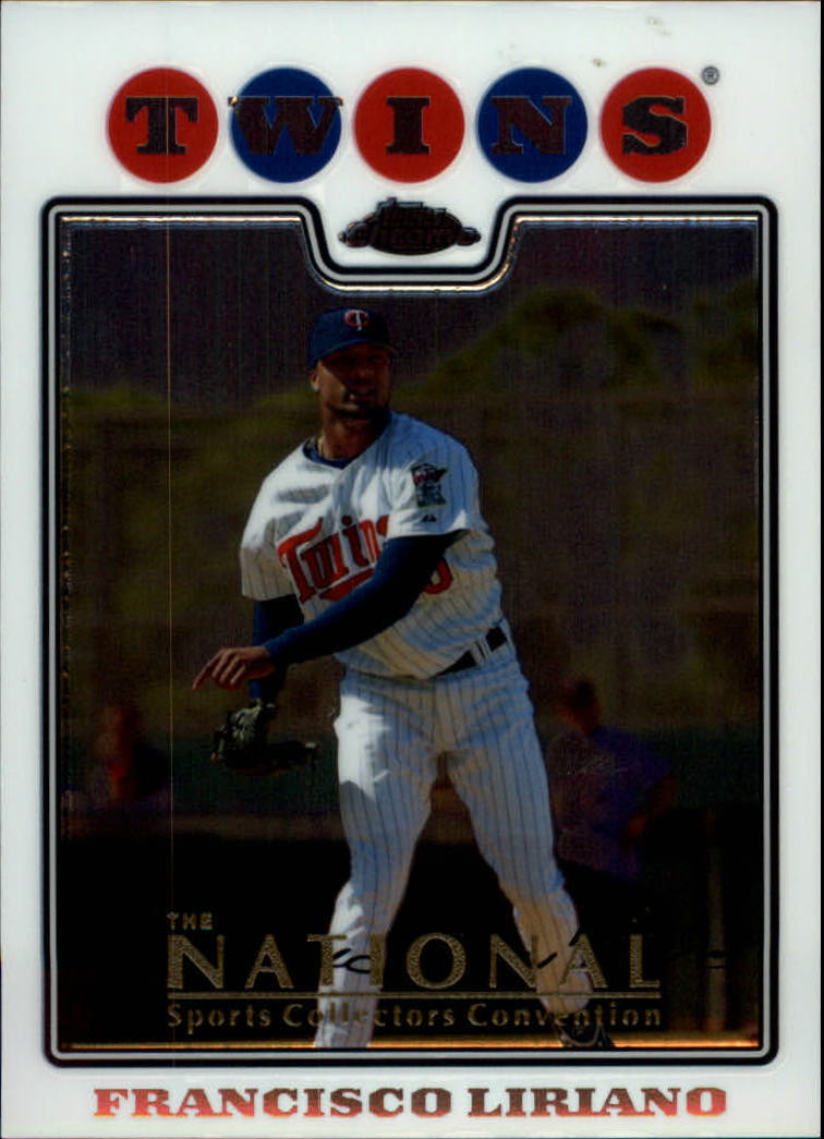 2008 Topps Chrom Baseballkarte #1-239 - wählen Sie Ihre Karte - Bild 215 von 325