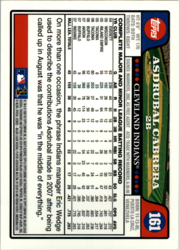 2008 Topps Chrom Baseballkarte #1-239 - wählen Sie Ihre Karte - Bild 236 von 325