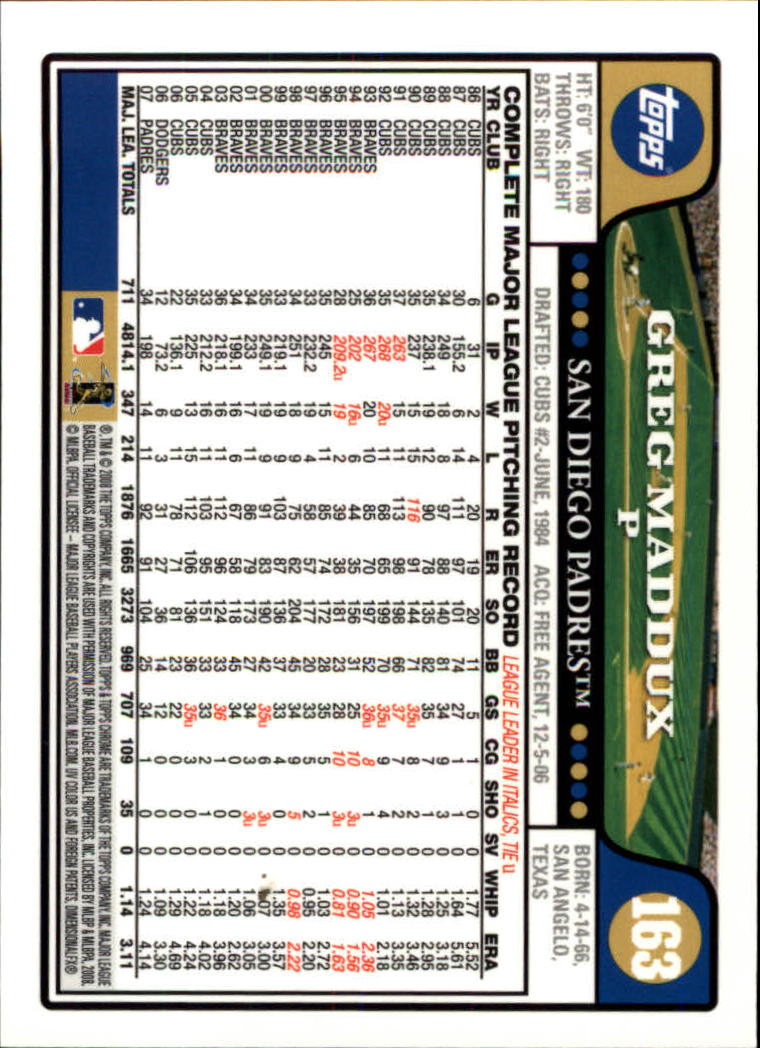 2008 Topps Chrom Baseballkarte #1-239 - wählen Sie Ihre Karte - Bild 240 von 325