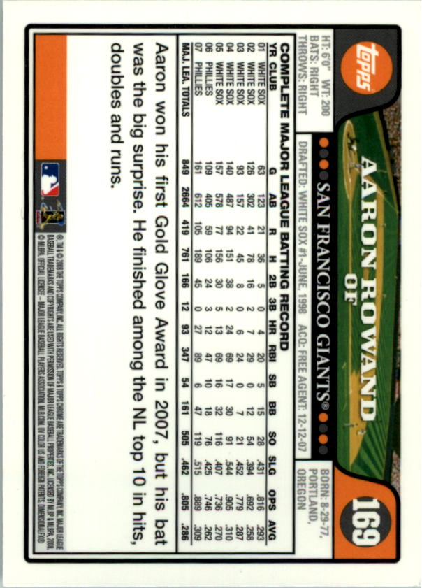 2008 Topps Chrom Baseballkarte #1-239 - wählen Sie Ihre Karte - Bild 244 von 325