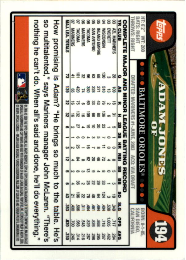 2008 Topps Chrom Baseballkarte #1-239 - wählen Sie Ihre Karte - Bild 278 von 325