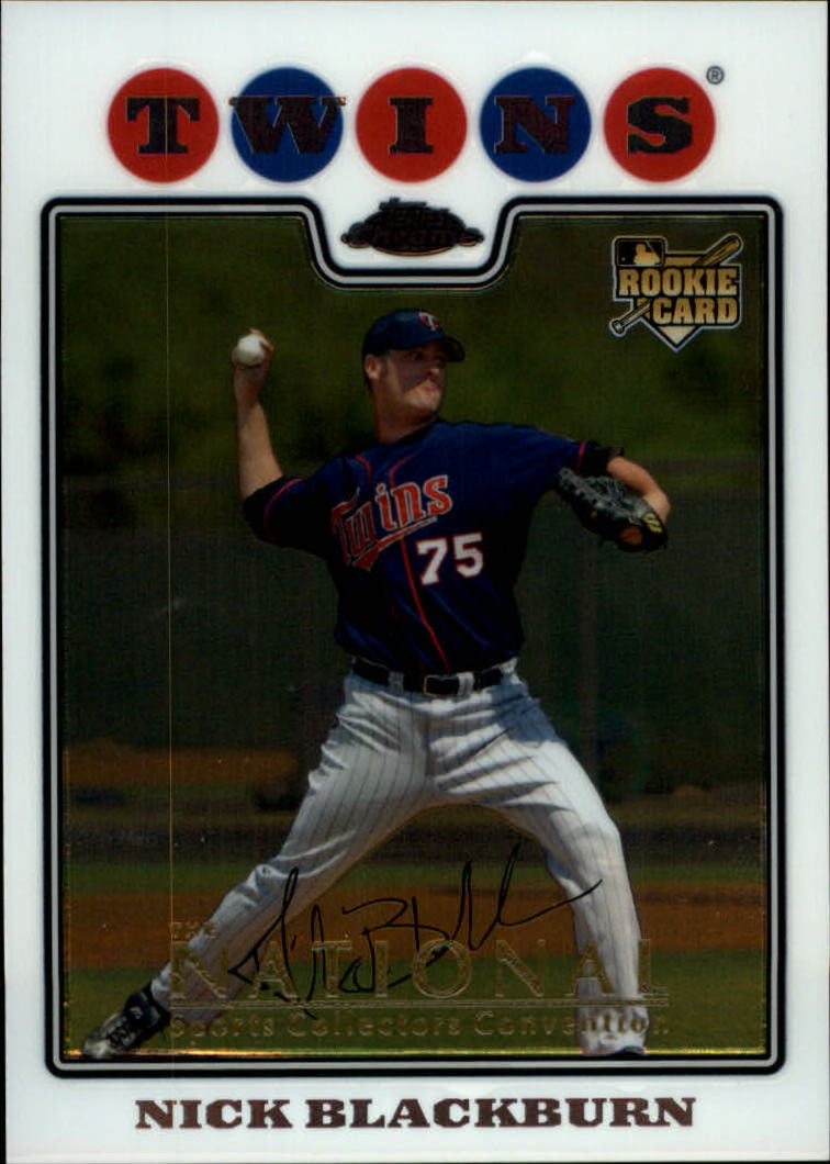 2008 Topps Chrom Baseballkarte #1-239 - wählen Sie Ihre Karte - Bild 283 von 325