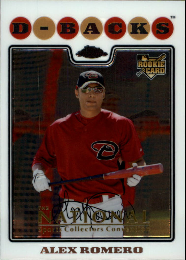 2008 Topps Chrom Baseballkarte #1-239 - wählen Sie Ihre Karte - Bild 293 von 325