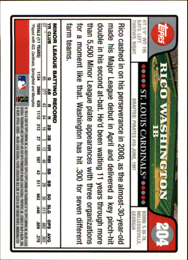 2008 Topps Chrom Baseballkarte #1-239 - wählen Sie Ihre Karte - Bild 298 von 325