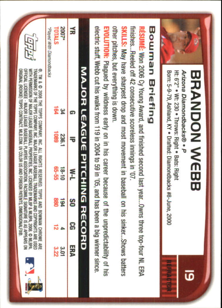 2008 Bowman Chrome Refractors Baseball Card Pick - Picture 37 of 423