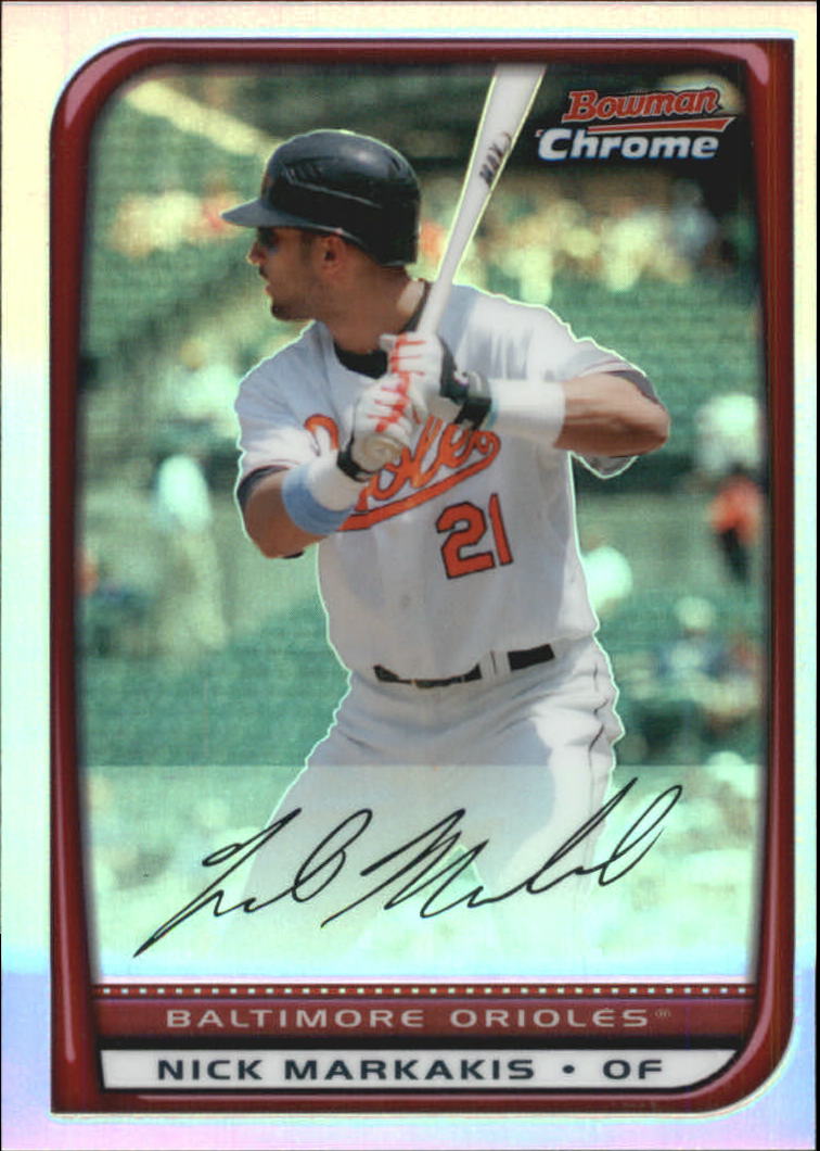 2008 Bowman Chrome Refractors Baseball Card Pick - Picture 66 of 423