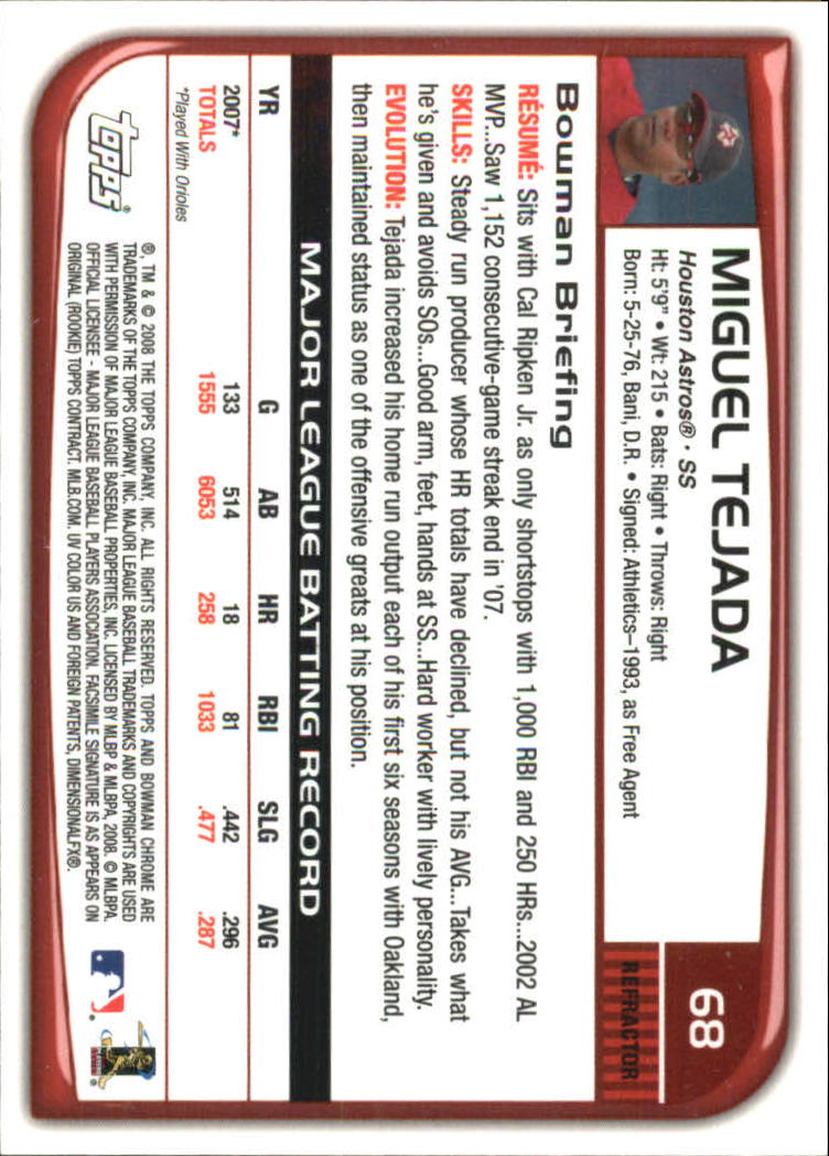 2008 Bowman Chrome Refractors Baseball Card Pick - Picture 133 of 423