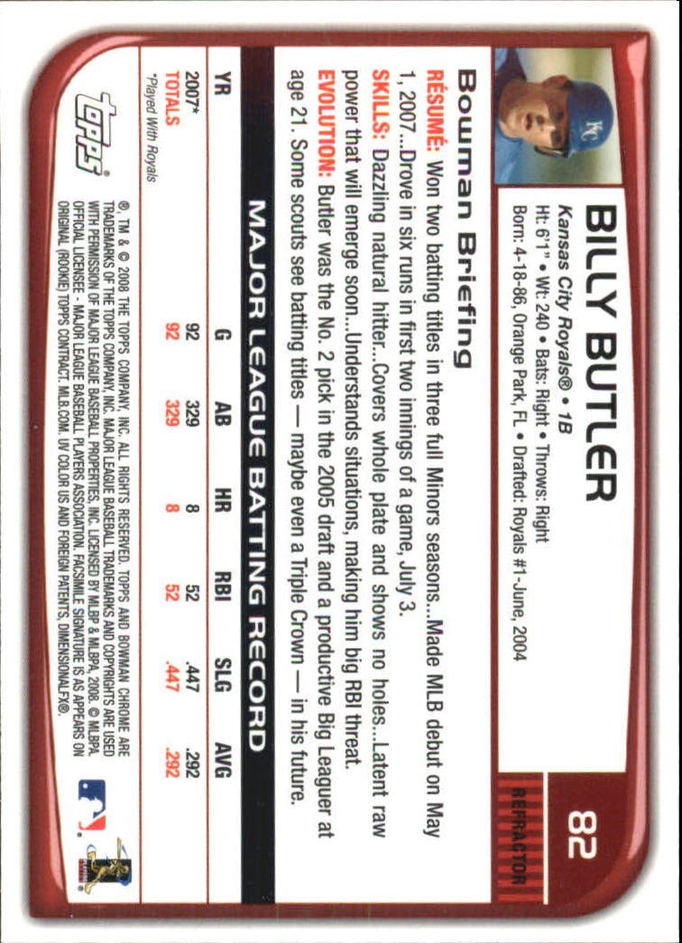 2008 Bowman Chrome Refractors Baseball Card Pick - Picture 161 of 423