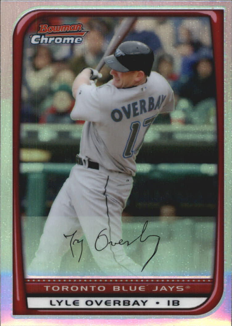 2008 Bowman Chrome Refractors Baseball Card Pick - Picture 182 of 423