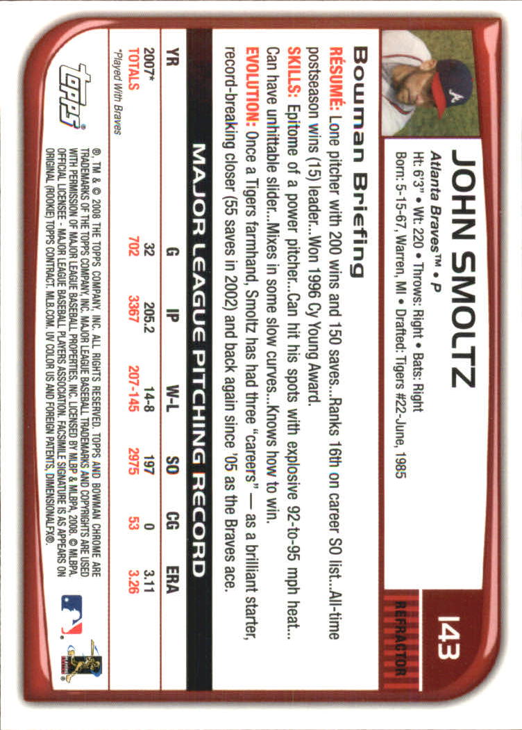 2008 Bowman Chrome Refractors Baseball Card Pick - Picture 277 of 423