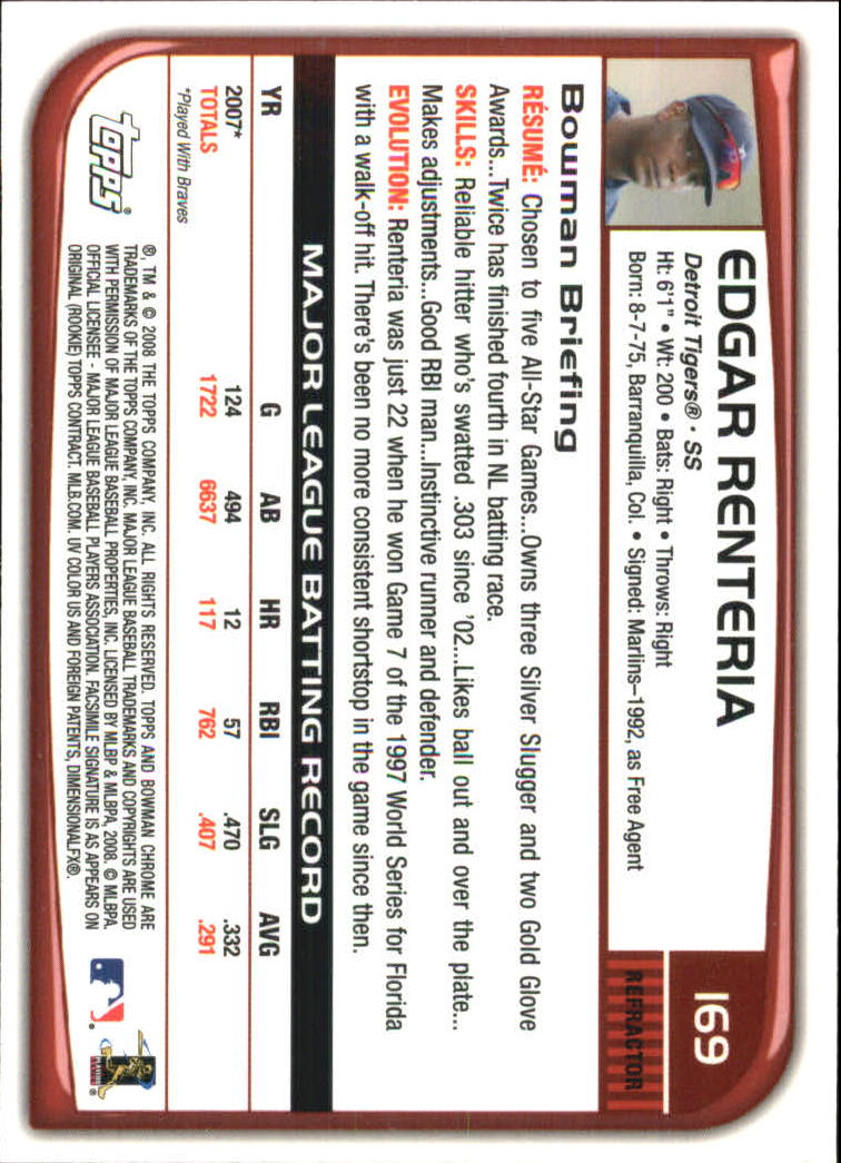 2008 Bowman Chrome Refractors Baseball Card Pick - Picture 325 of 423