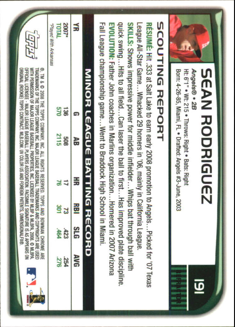 2008 Bowman Chrome Refractors Baseball Card Pick - Picture 365 of 423