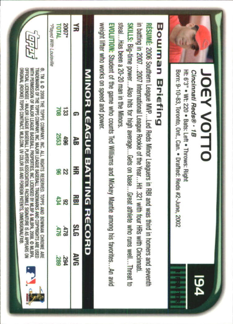 2008 Bowman Chrome Refractors Baseball Card Pick - Picture 371 of 423