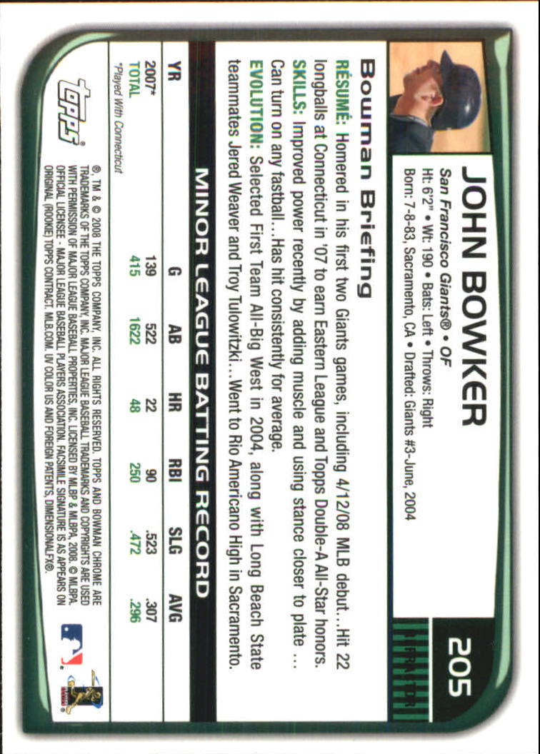 2008 Bowman Chrome Refractors Baseball Card Pick - Picture 393 of 423