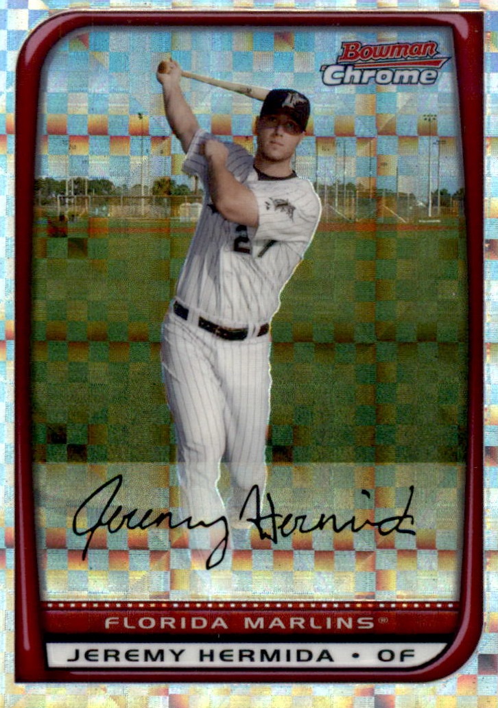 2008 Bowman Chrome Baseball "X-Fractors" Main Set Parallel Cards - Picture 12 of 113