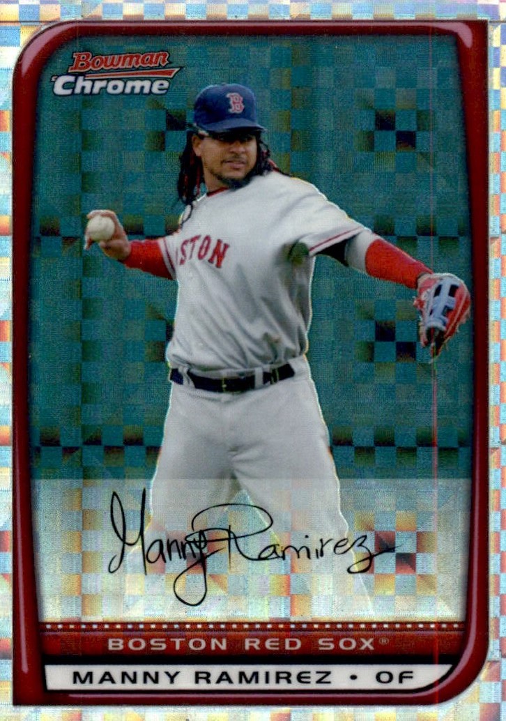 2008 Bowman Chrome Baseball "X-Fractors" Main Set Parallel Cards - Picture 16 of 113