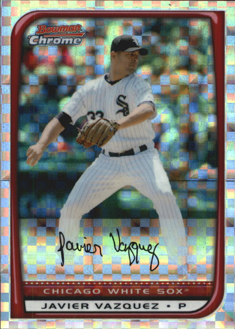 2008 Bowman Chrome Baseball "X-Fractors" Main Set Parallel Cards - Picture 18 of 113