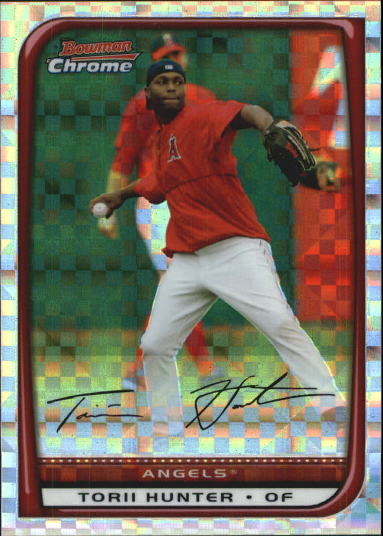2008 Bowman Chrome Baseball "X-Fractors" Main Set Parallel Cards - Picture 22 of 113