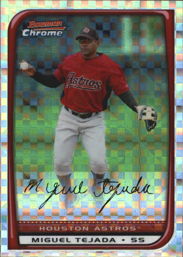 2008 Bowman Chrome Baseball "X-Fractors" Main Set Parallel Cards - Picture 38 of 113