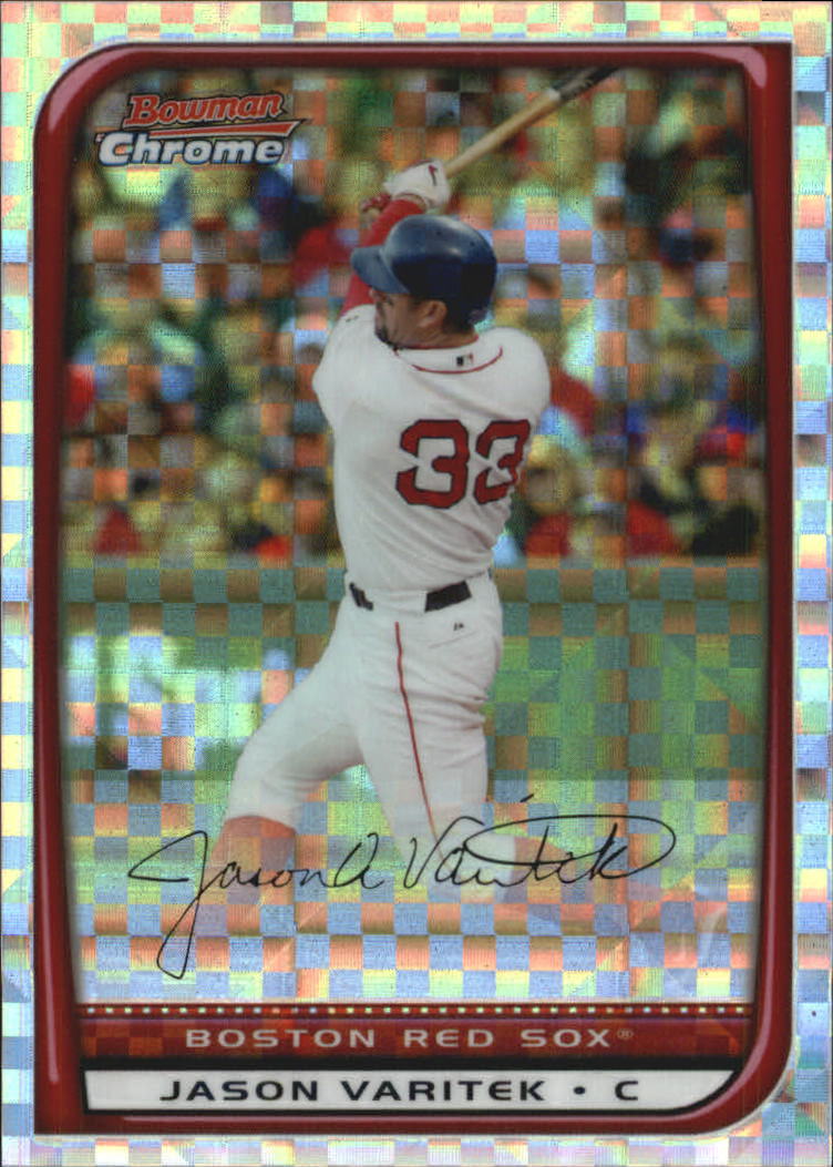 2008 Bowman Chrome Baseball "X-Fractors" Main Set Parallel Cards - Picture 42 of 113