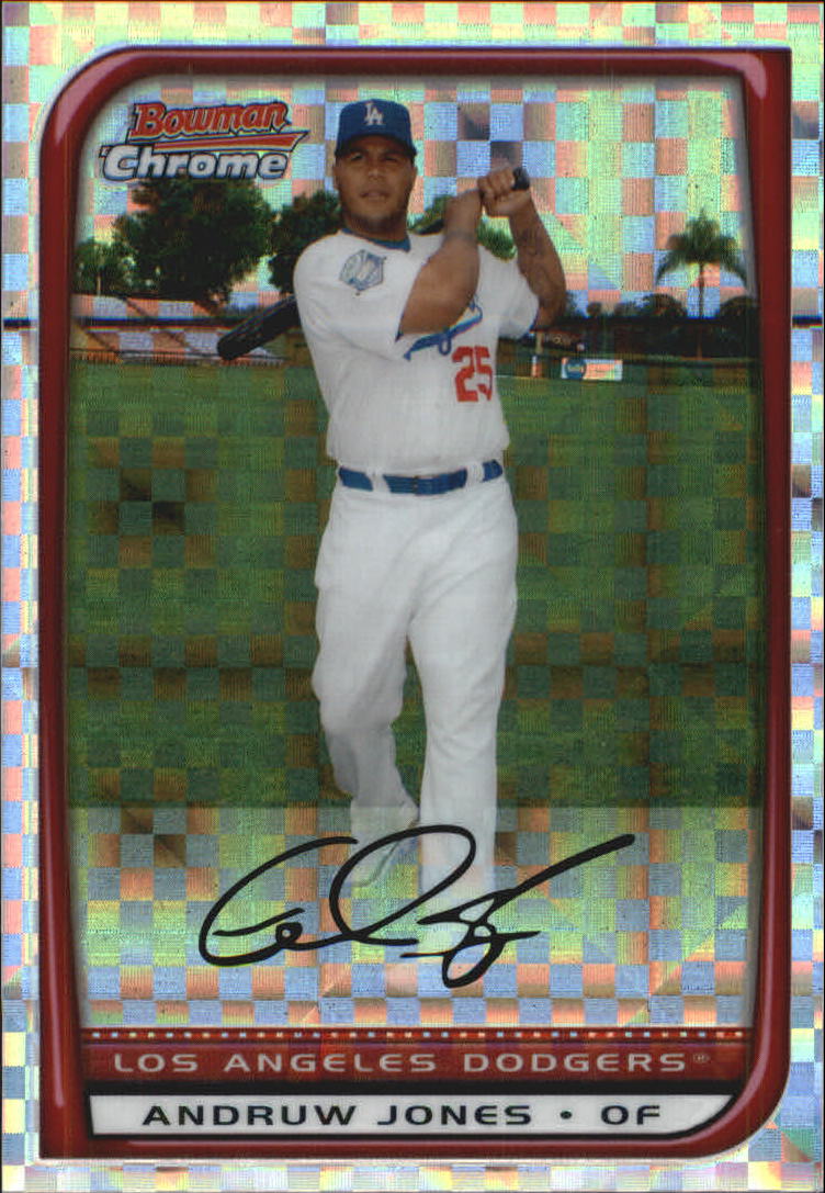 2008 Bowman Chrome Baseball "X-Fractors" Main Set Parallel Cards - Picture 44 of 113