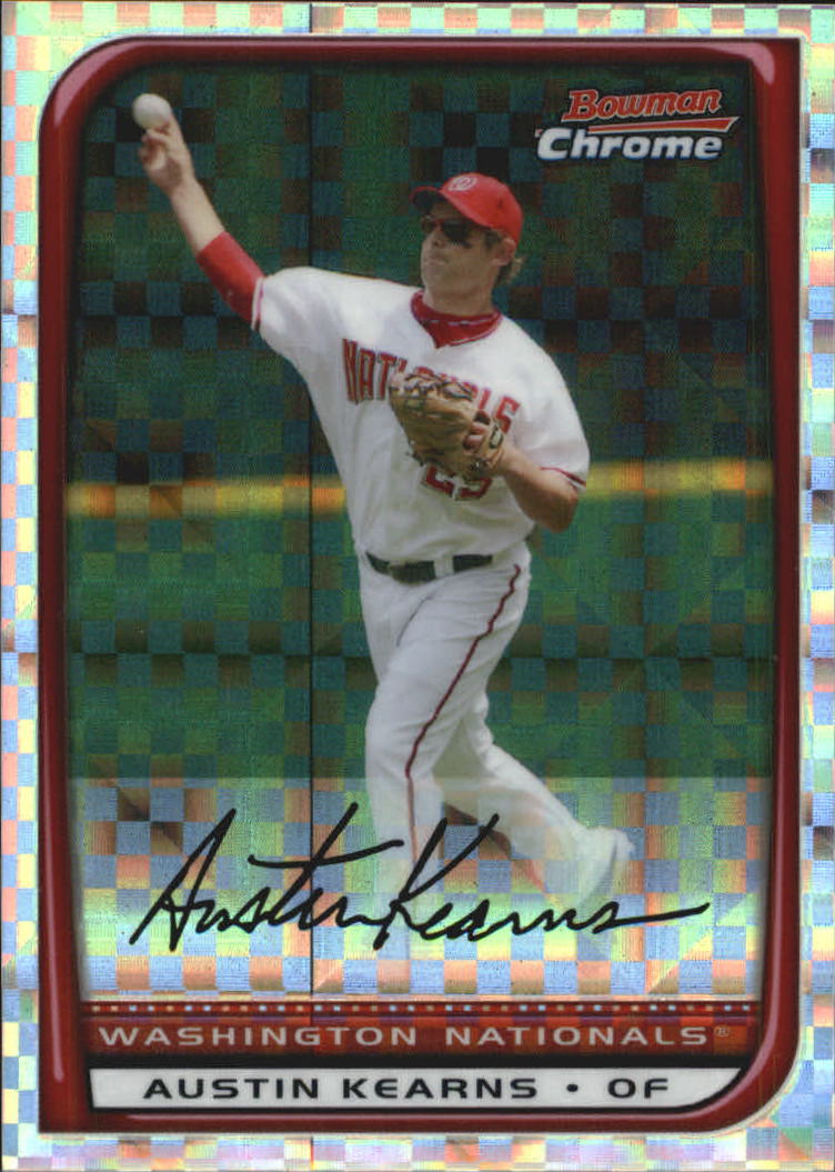 2008 Bowman Chrome Baseball "X-Fractors" Main Set Parallel Cards - Picture 50 of 113