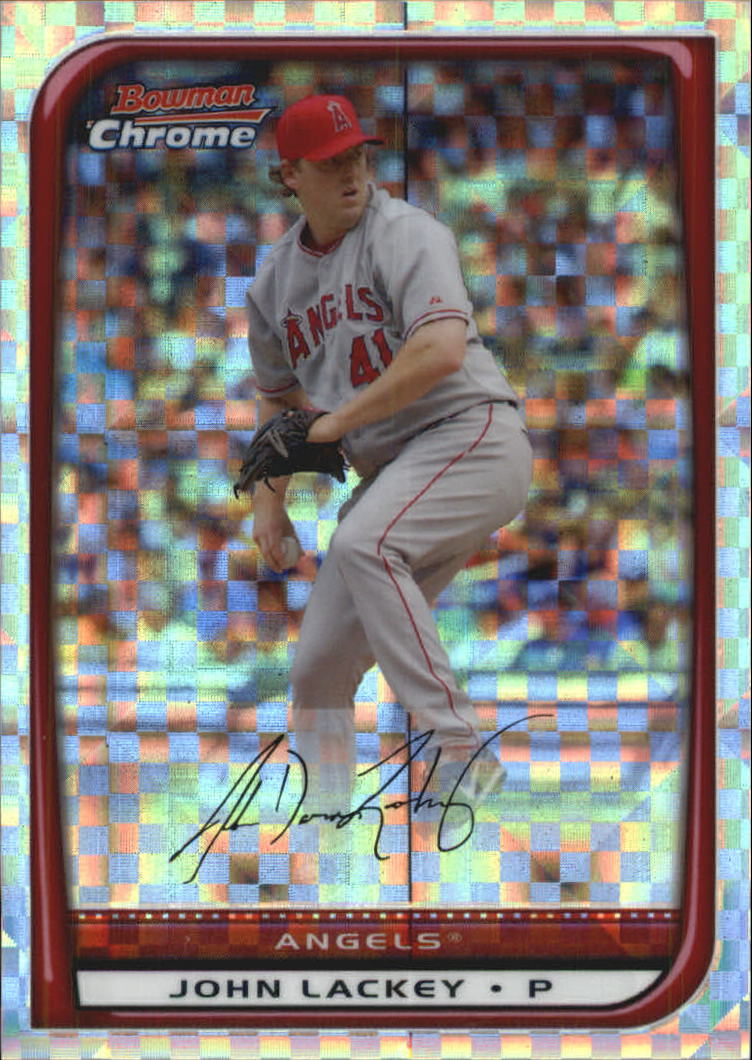 2008 Bowman Chrome Baseball "X-Fractors" Main Set Parallel Cards - Picture 60 of 113
