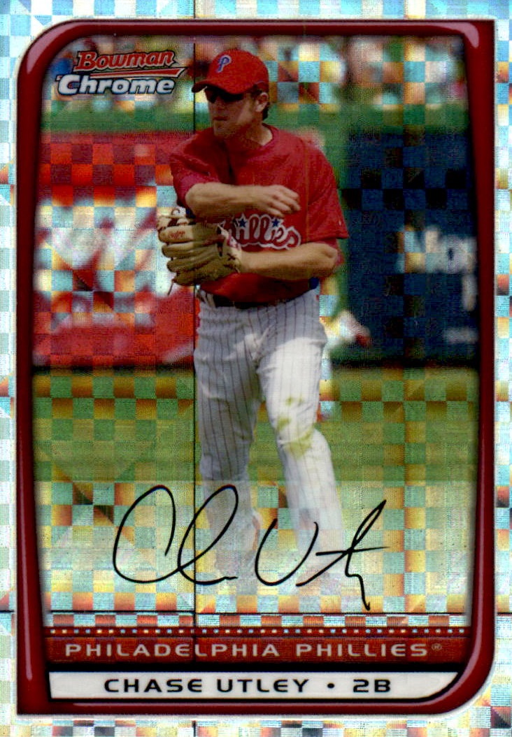 2008 Bowman Chrome Baseball "X-Fractors" Main Set Parallel Cards - Picture 64 of 113