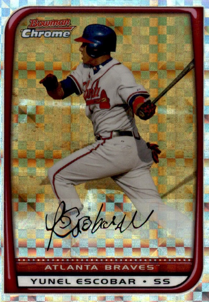 2008 Bowman Chrome Baseball "X-Fractors" Main Set Parallel Cards - Picture 68 of 113
