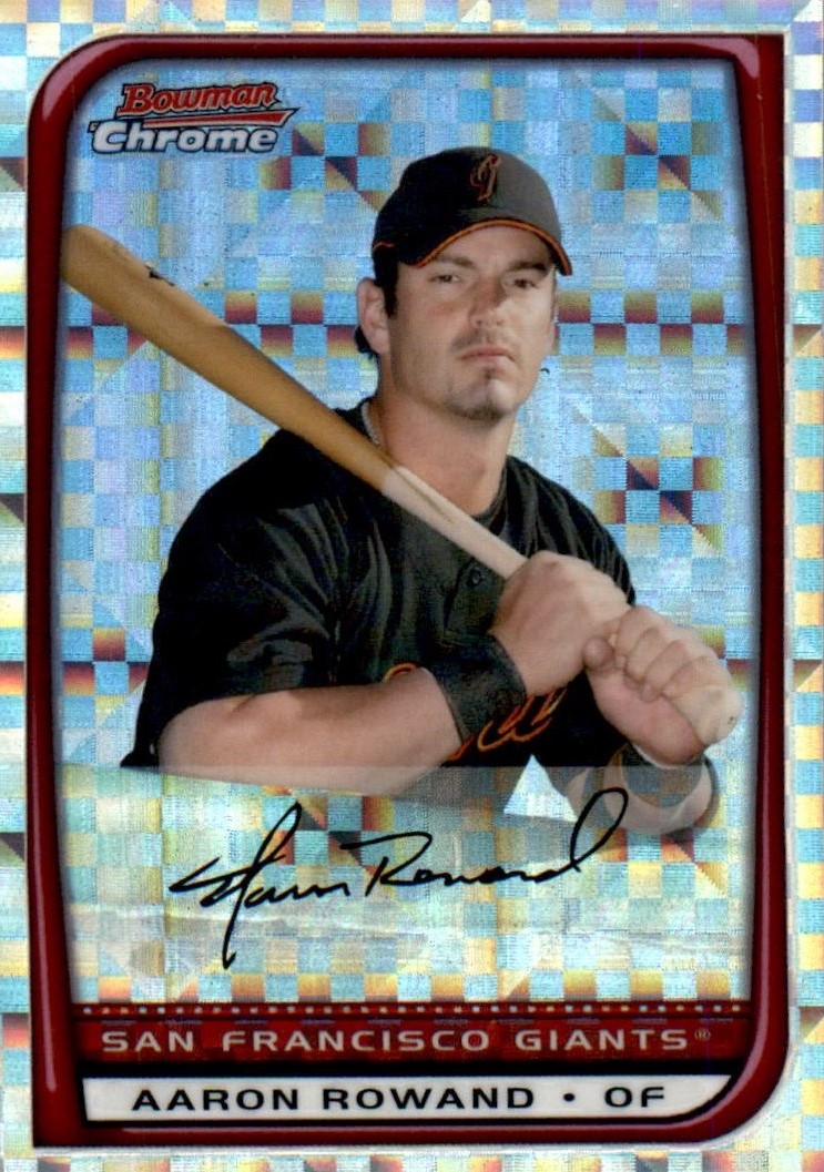 2008 Bowman Chrome Baseball "X-Fractors" Main Set Parallel Cards - Picture 80 of 113
