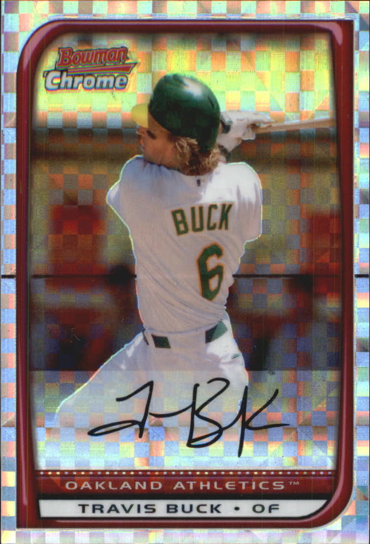 2008 Bowman Chrome Baseball "X-Fractors" Main Set Parallel Cards - Picture 82 of 113