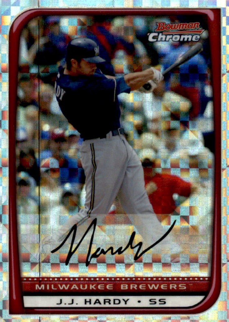 2008 Bowman Chrome Baseball "X-Fractors" Main Set Parallel Cards - Picture 88 of 113
