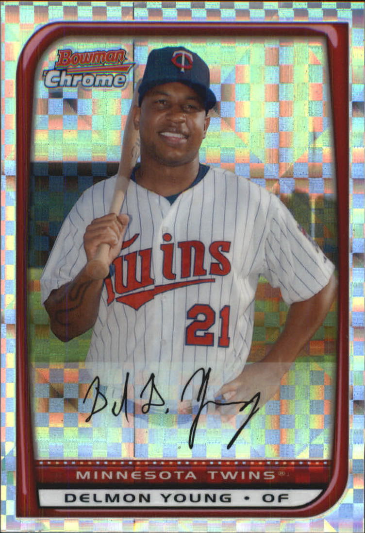 2008 Bowman Chrome Baseball "X-Fractors" Main Set Parallel Cards - Picture 92 of 113