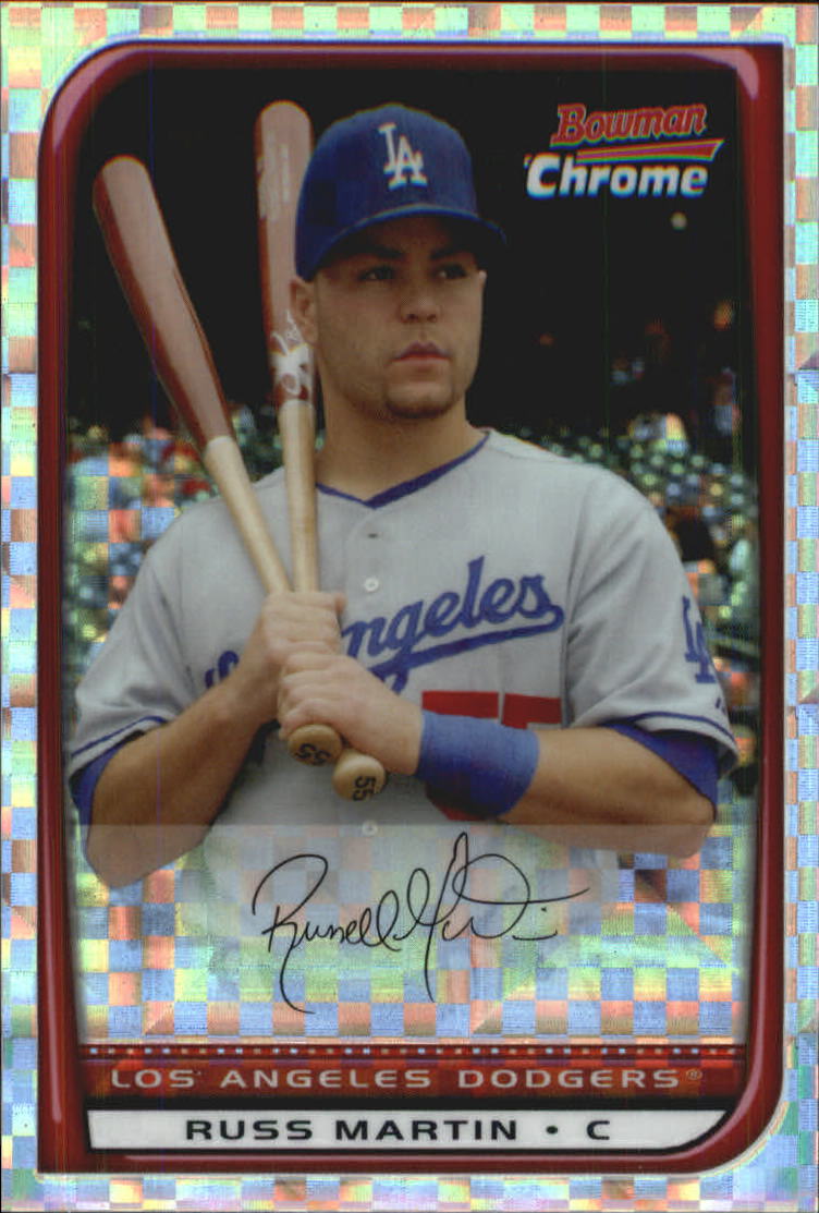 2008 Bowman Chrome Baseball "X-Fractors" Main Set Parallel Cards - Picture 94 of 113