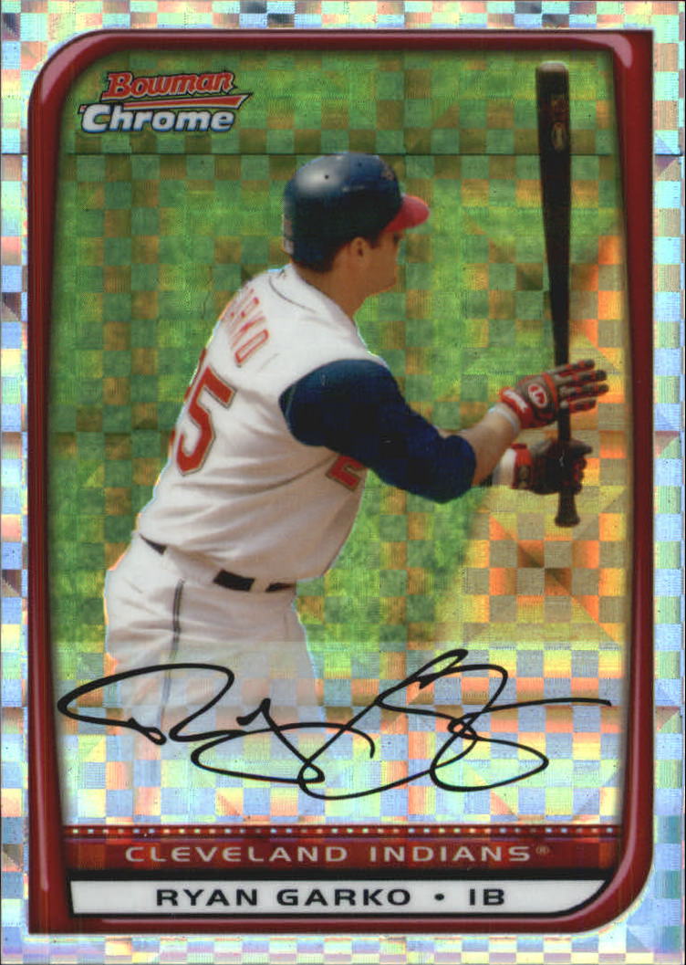 2008 Bowman Chrome Baseball "X-Fractors" Main Set Parallel Cards - Picture 98 of 113