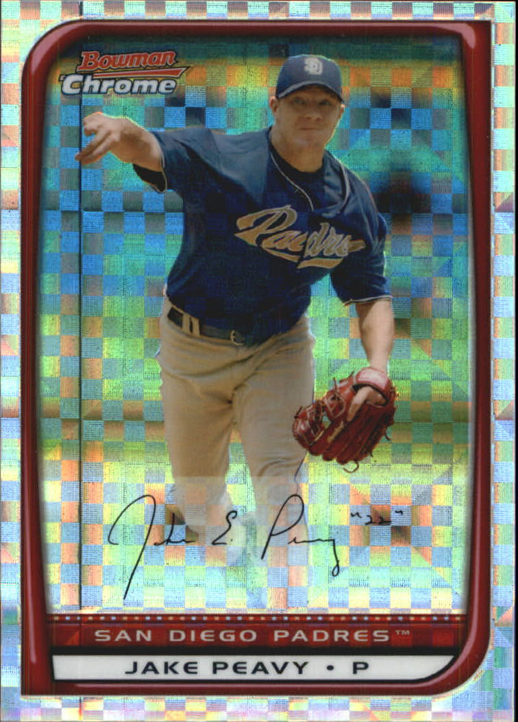 2008 Bowman Chrome Baseball "X-Fractors" Main Set Parallel Cards - Picture 100 of 113