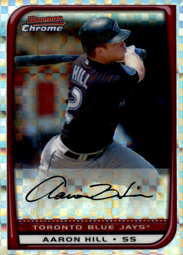 2008 Bowman Chrome Baseball "X-Fractors" Main Set Parallel Cards - Picture 104 of 113