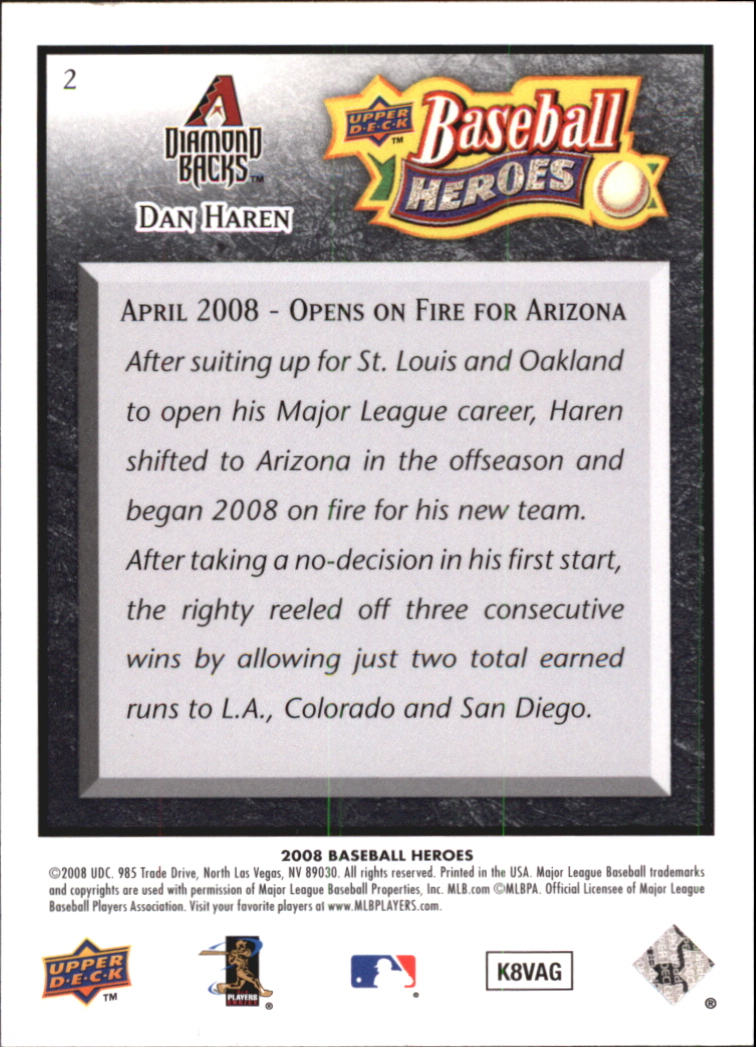 2008 Upper Deck Heroes Black Baseball Card Pick - Picture 5 of 305