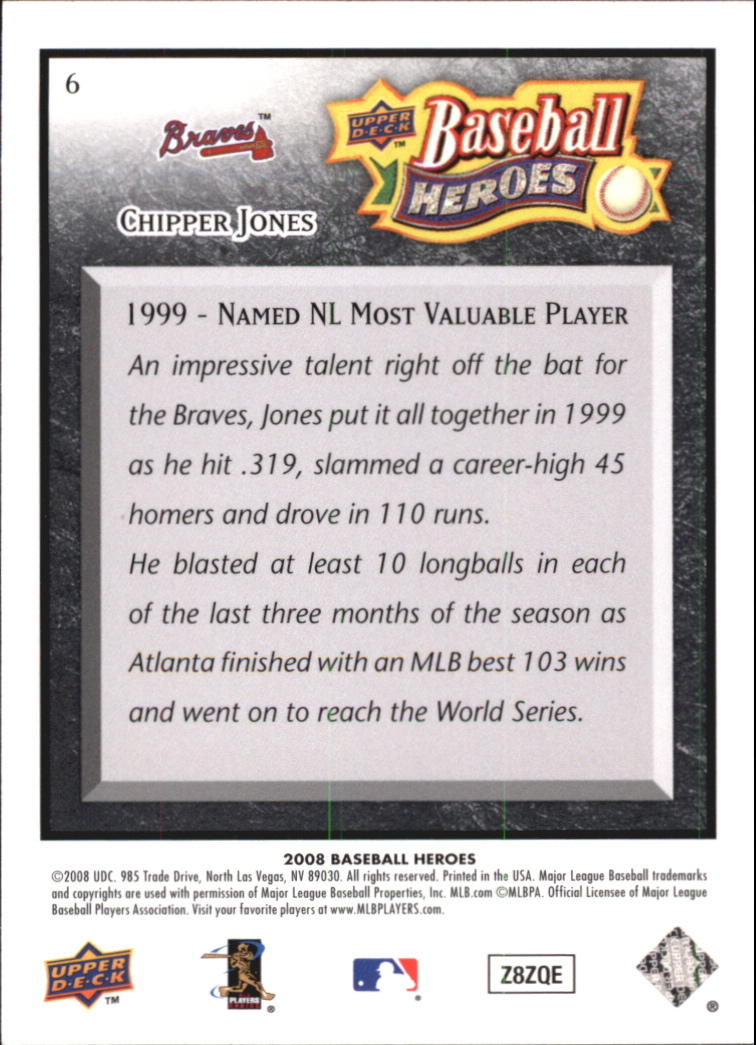 2008 Upper Deck Heroes Black Baseball Card Pick - Picture 11 of 305