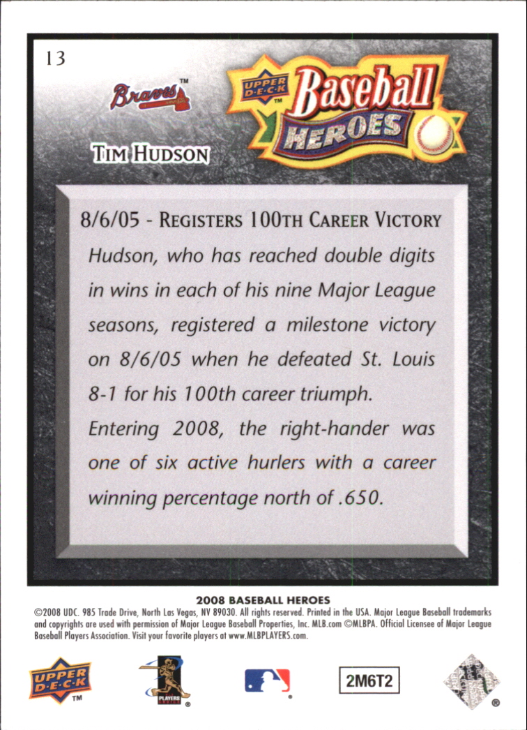 2008 Upper Deck Heroes Black Baseball Card Pick - Picture 23 of 305