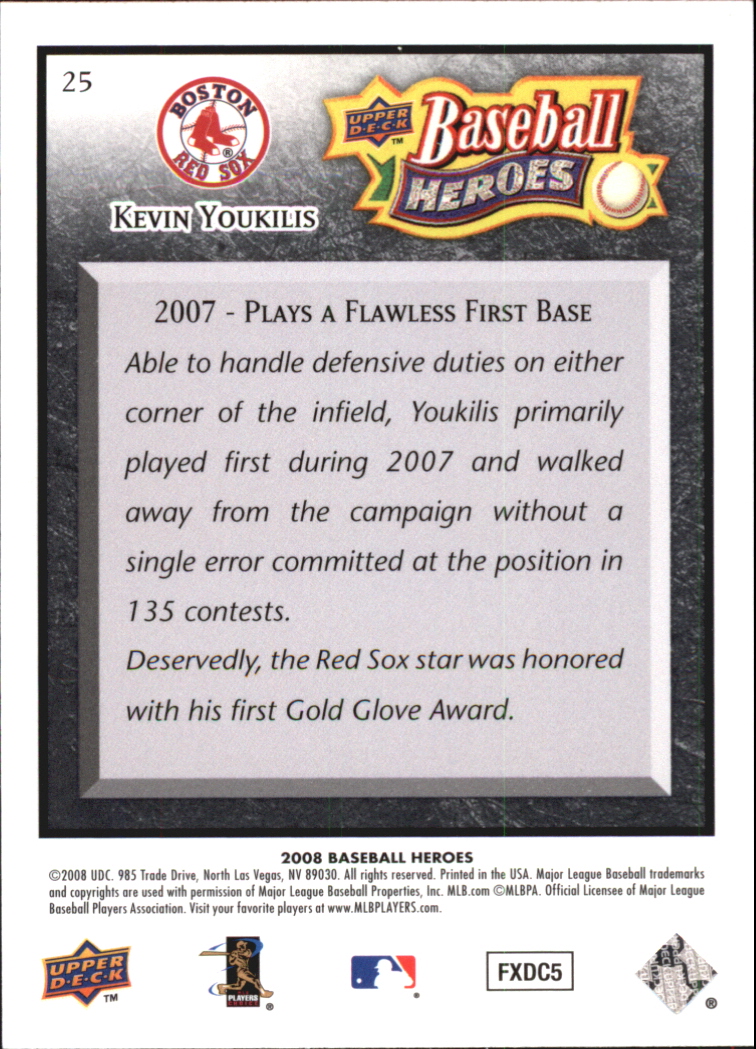 2008 Upper Deck Heroes Black Baseball Card Pick - Picture 43 of 305