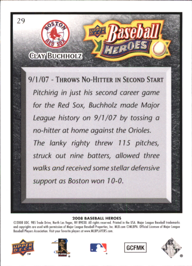 2008 Upper Deck Heroes Black Baseball Card Pick - Picture 51 of 305