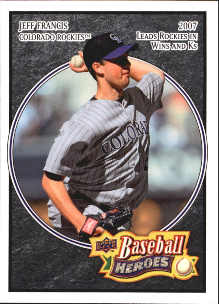 2008 Upper Deck Heroes Black Baseball Card Pick - Picture 86 of 305