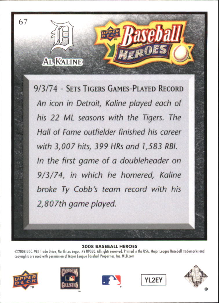 2008 Upper Deck Heroes Black Baseball Card Pick - Picture 109 of 305